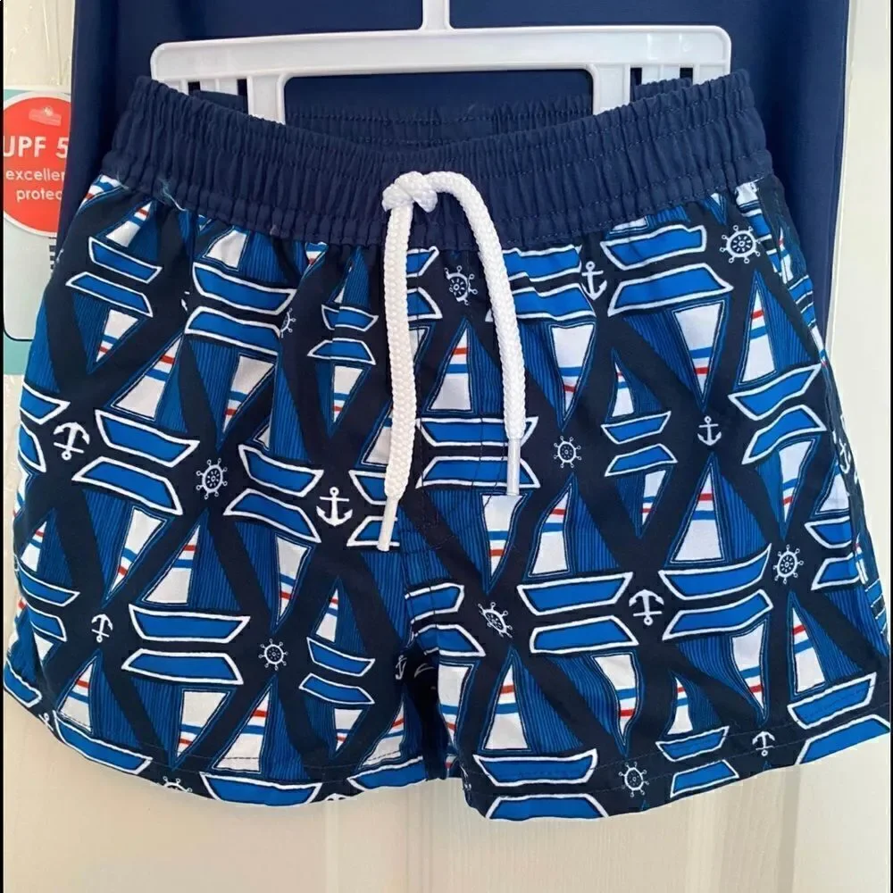 FLOATIMINI 12M Boys 2pc Swimset. NWT